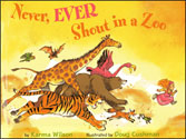 Never Ever Shout in a Zoo Book cover